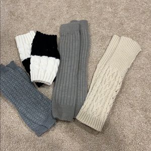 Leg warmer bundle. 3 are Vera Wang.